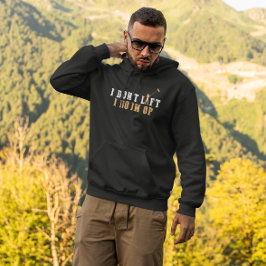 Sudadera No me levanto, me subo a la pista - equipo de cine