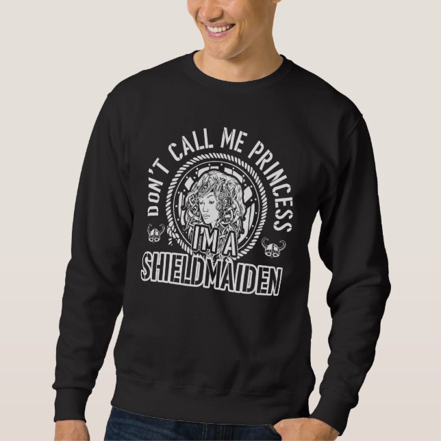 Sudadera No me llames Princesa Soy Escudo Maiden Lagerth (Anverso)