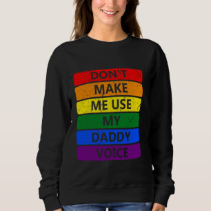 Sudadera No me obligues a usar el LG del Orgullo Gay de Mi