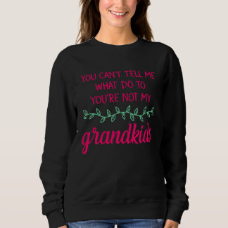 Sudadera No me puedes decir qué hacer, no eres mi abuelo