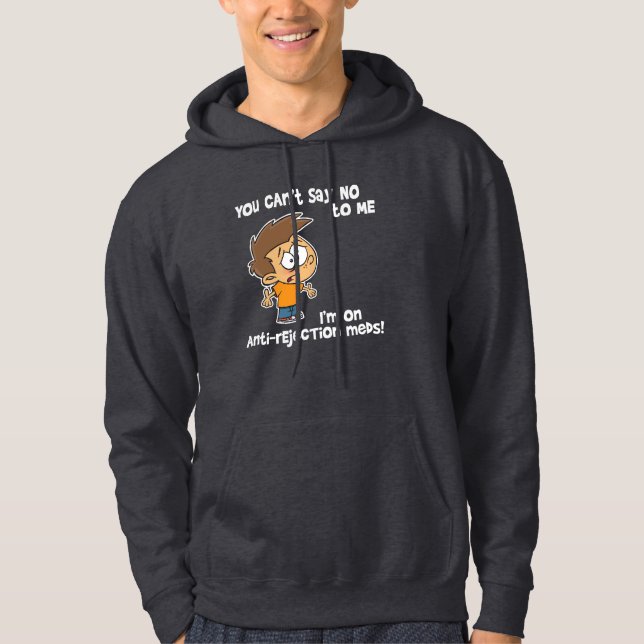 Sudadera No me puedes decir que no - con el personalizado (Anverso)