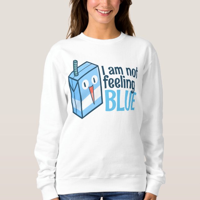 Sudadera No me siento azul (Anverso)