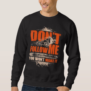 Sudadera No me sigan Bmx Biker Carreras Retro Vint