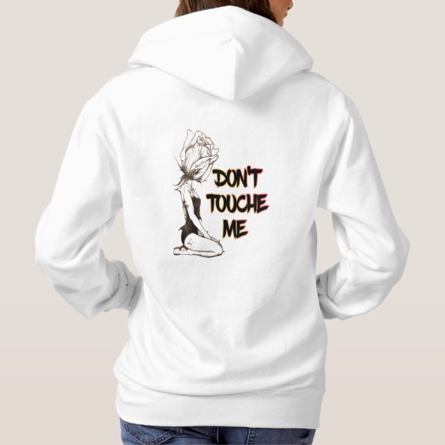 sudadera no me tocas (Reverso)