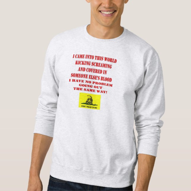 SUDADERA NO ME TREAD (Anverso)