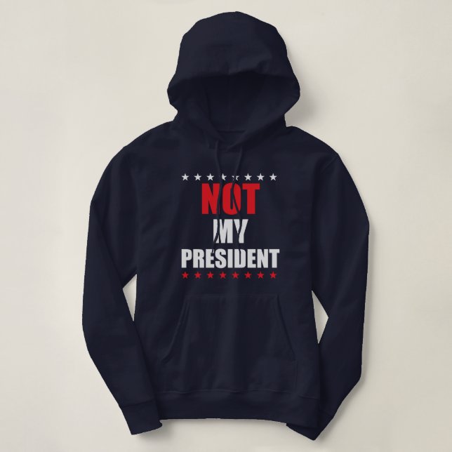 SUDADERA NO MI PRESIDENTE T-SHIRT HOODIE SUEATER (Diseño del anverso)