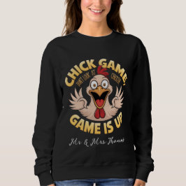 Sudadera No mires el juego divertido de las gallinas