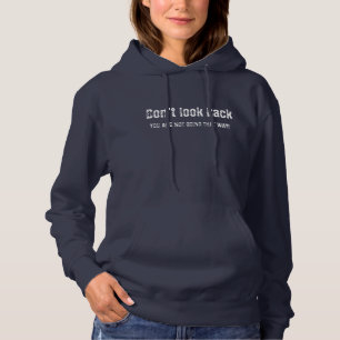 Sudadera No mires hacia atrás con capucha