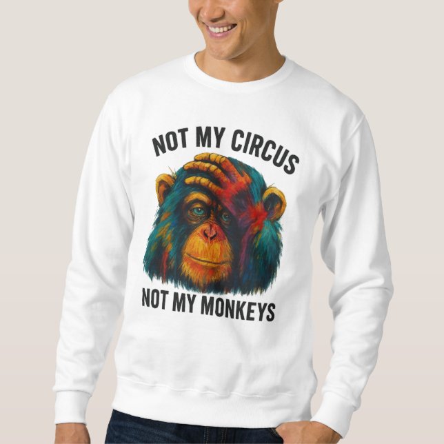 SUDADERA NO MIS MONOS (Anverso)