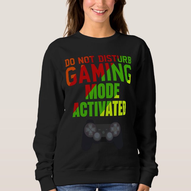 Sudadera No molestar el juego activado en modo de juegos (Anverso)