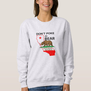 Sudadera No moleste el diseño de la república de Bear Calif