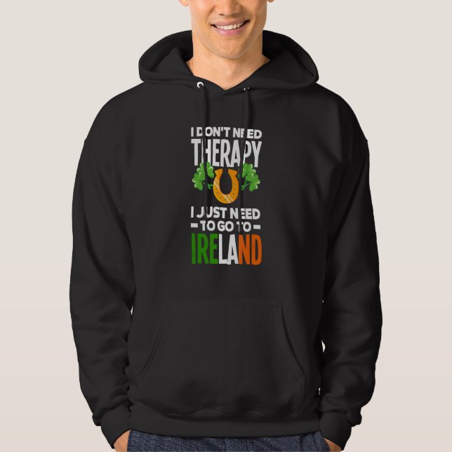 Sudadera No necesito ir a Irlanda Iri (Anverso)