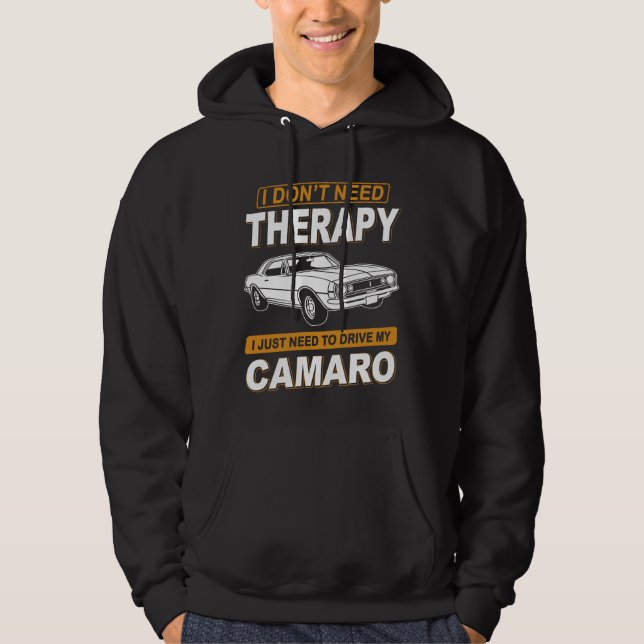 Sudadera NO NECESITO TERAPIA Chevrolet Camaro 1966 a 68 (Anverso)