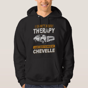 Sudadera NO NECESITO TERAPIA Chevrolet Chevelle 1968