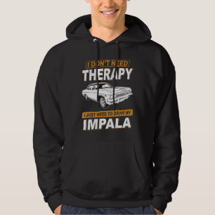 Sudadera NO NECESITO TERAPIA Chevrolet Impala Ss 1965