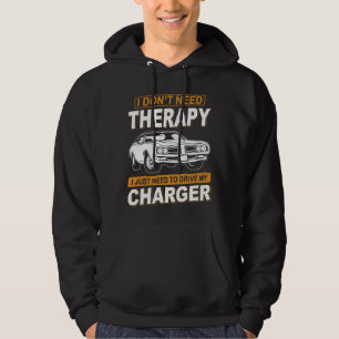 Sudadera NO NECESITO TERAPIA Dodge Charger 1971