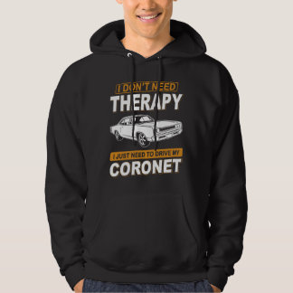 Sudadera NO NECESITO TERAPIA Dodge Coronet Super Bee 1968
