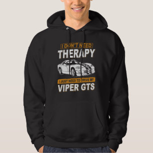 Sudadera NO NECESITO TERAPIA Dodge Viper 1996 Gts Rayas