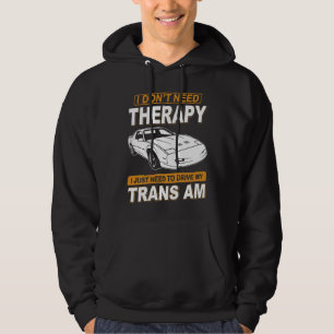 Sudadera NO NECESITO TERAPIA Pontiac Trans Am 1991 Gta