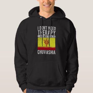 Sudadera No necesito Terapia solo necesito ir a Chuvashi