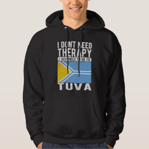 Sudadera No necesito terapia, solo necesito ir a Tuva