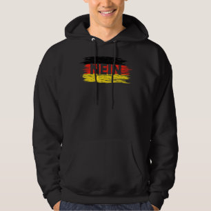 Sudadera No Nein En Alemania Bandera Deutschland Alemania