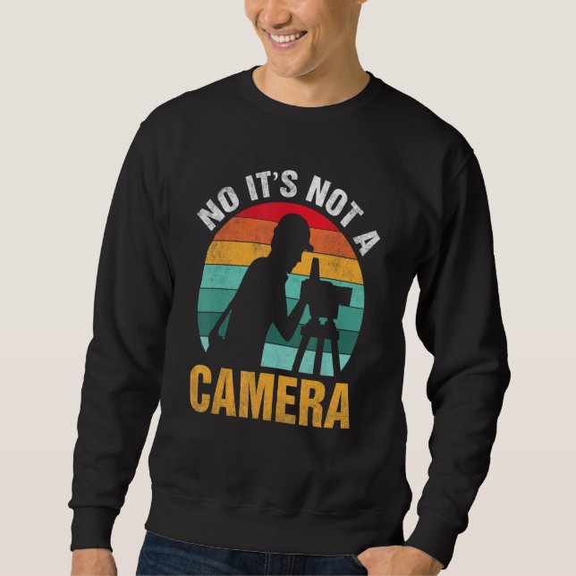 Sudadera No, no es un fotógrafo retro de cámara (Anverso)