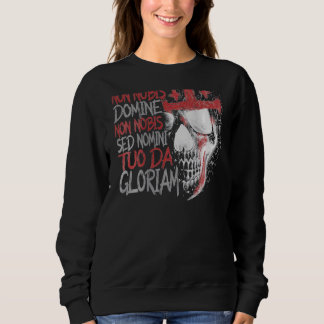 Sudadera No Nobis Domine Non Nobis Sed Nomini Tuo Da Glori