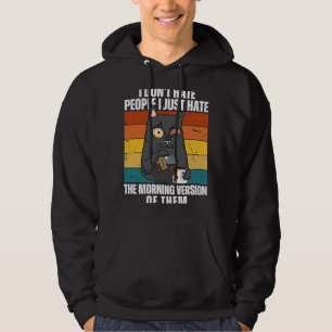 Sudadera No odio a la gente que odio la versión matutina