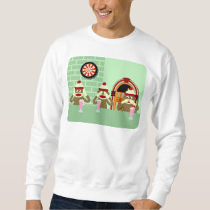 Sudadera No oiga, vea, hable ningún helado malvado de los