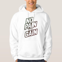 Sudadera No Pain No Gain – Entrenamiento Motivacio