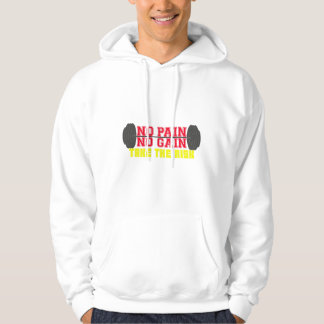 Sudadera No Pain No Gain Fitness Motivation