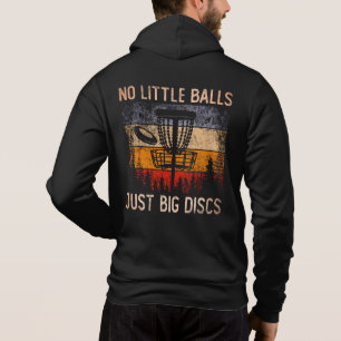 Sudadera No Pequeñas Bolas Sólo Grandes Discos Frisbee Golf
