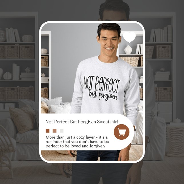 Sudadera No Perfecto Pero Perdonado Camisas (Subido por el creador)