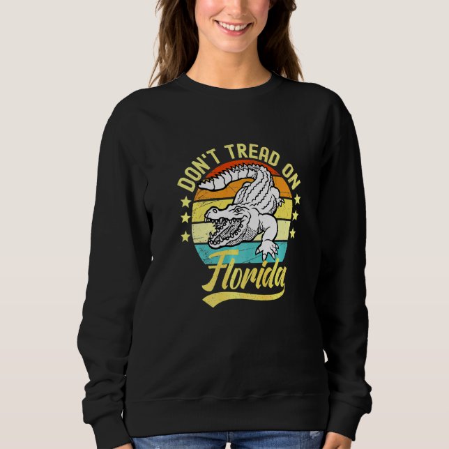 Sudadera No Pisar a Florida Caimán (Anverso)