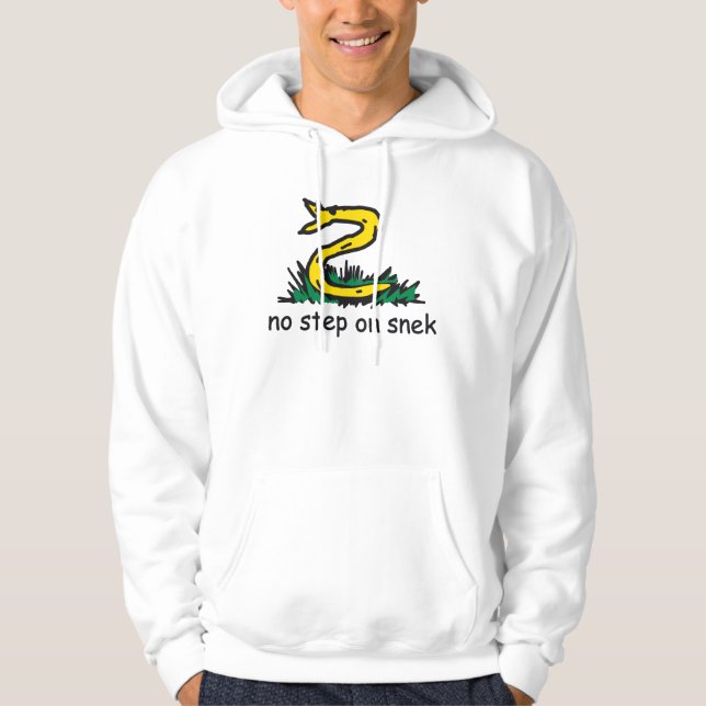 Sudadera No pisar a la serpiente memes parodia de Gadsden S (Anverso)