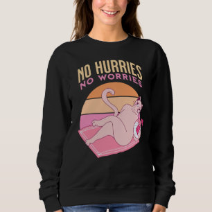 Sudadera No prisas, no preocupaciones camiseta divertida de