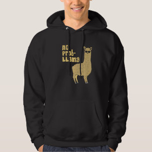 Sudadera No Prob Llama Presentaciones de Diseños Cool Llama