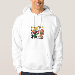Sudadera No Puede Atraparme Gingerbread Patinando Navidad  