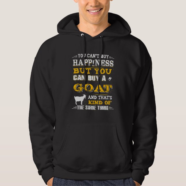Sudadera No Puedes Comprar Felicidad Pero Puedes Comprar Un (Anverso)