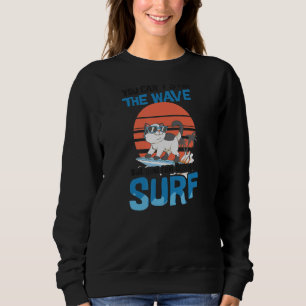 Sudadera No puedes parar la Wafe pero aprende a surfear