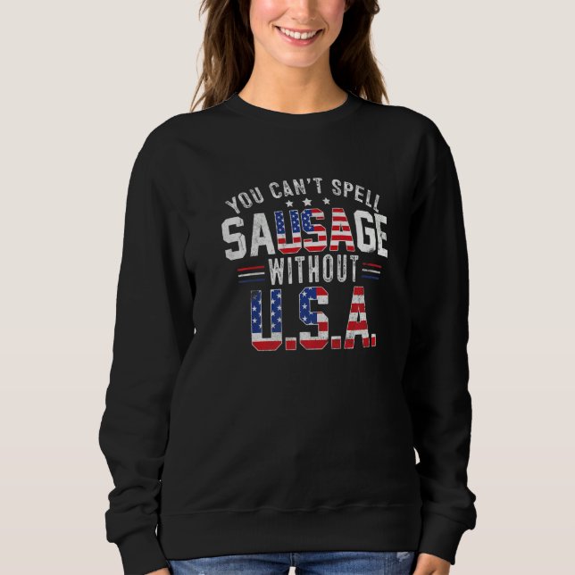 Sudadera No Puedes Saltar Sin Eeuu El 4 De Julio (Anverso)