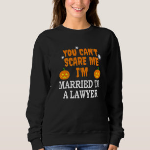 Sudadera No puedo asustarme casada con un abogado Hallo
