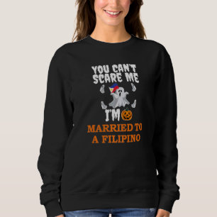Sudadera No puedo asustarme de casarme con Hallowee de mied