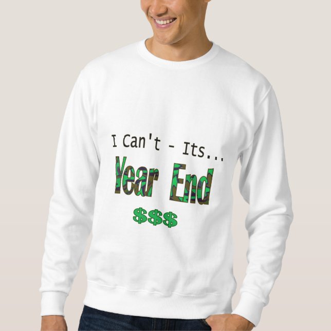 Sudadera No puedo su final de año (Anverso)