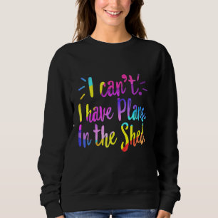 Sudadera No Puedo Tener Planes En La Mecánica Del Taller De