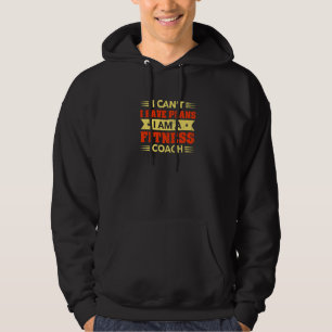Sudadera No puedo, tengo planes Entrenador de fitness Coach