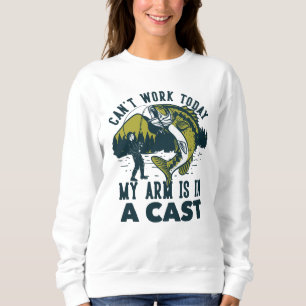 Sudadera no puedo trabajar hoy mi brazo en una fundición