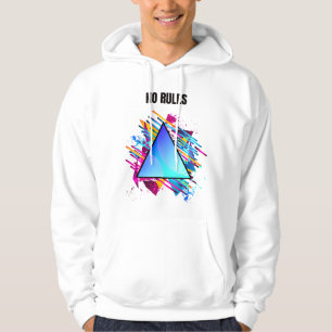 Sudadera NO REGLAS – Estilo Geométrico Neon