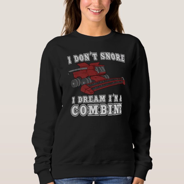 Sudadera No ronco, sueño que soy un combate (Anverso)